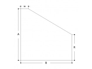 Kerbstone (with 3 cm of landing)