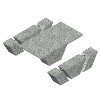 Table and Bench in V